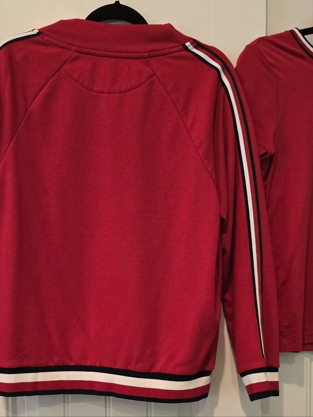 Tommy Hilfiger Red Quarter-Zip Pullover & Embossed Logo Tee Set - Picture 2 of 5